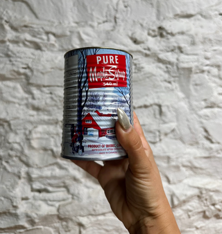 Large Maple Candle in Maple Tin - Wooden Wick 18oz