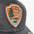 Load image into Gallery viewer, National Park Service Snapback Cap - Grey and Black