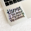 Load image into Gallery viewer, Taylor Swift Karma Glitter Sticker