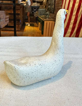 Victory Pottery Ceramic Silly Goose Figurine