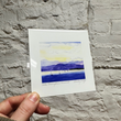 Load image into Gallery viewer, UNFRAMED 4X4 MINI PRINT - Lake Champlain Five Sails