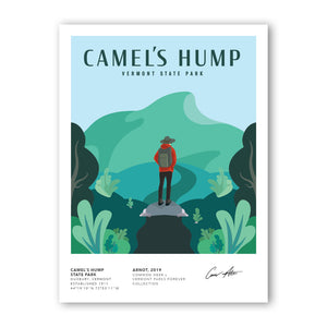 Vermont Parks Collection Print: Camel's Hump State Park 12x16