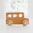 Load image into Gallery viewer, Mini School Bus Wooden Toy Car
