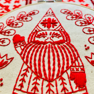 Nordic "Jul" Gnome Embroidery Kit