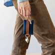 Load image into Gallery viewer, Card Key Merino Wool Felt Fob - Marine