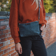 Load image into Gallery viewer, Red House Mini Crossbody Bag - Ash Blue