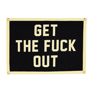 Camp Flag Get The Fuck Out x Jenna Lyons