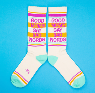 Good Moms Say Bad Words Gym Sock