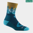 Load image into Gallery viewer, Darn Tough Women's Northwoods Hiking Sock - Dark Teal 5013