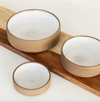 Minimalist Stoneware Bowl - Handcrafted in Vermont