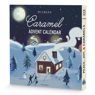 24 Holiday Homecoming Caramel Advent Calendar Box