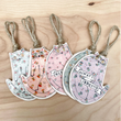 Load image into Gallery viewer, Half Curled Ceramic Kitty Ornament