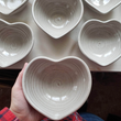 Load image into Gallery viewer, Laura White Pottery Heart Bowl