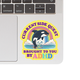 ADHD Side Quest Sticker