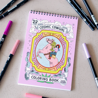 Cosmic Cowgirl Coloring Book
