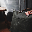 Load image into Gallery viewer, Red House Medium Zip Tote - Forest