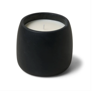 Elements Concrete Black Candle 9oz - Amber Oak