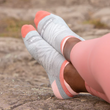 Load image into Gallery viewer, Darn Tough Women's Sock No Show Tab Ultra Lightweight Running - Ash