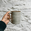 Load image into Gallery viewer, Laura White Pottery Custom Bare Rim Big Mug - Plain