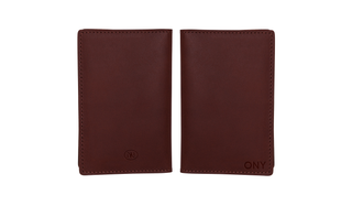 Full Grain Leather Passport Wallet - Red Maple