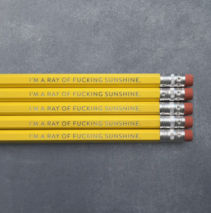 I'm A Fucking Ray of Sunshine Pencils - Pack of 5