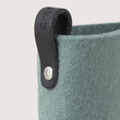 Load image into Gallery viewer, Hana Merino Wool Eyeglass Sleeve - Spruce & Black
