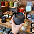 Load image into Gallery viewer, Elements Concrete Black Candle 9oz - Amber Oak