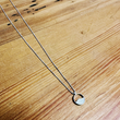 Load image into Gallery viewer, Camel's Hump Mini Pennant Necklace - Sterling Silver