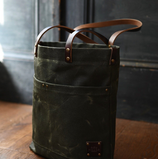 Red House Pocket Tote - Forest