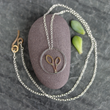 Load image into Gallery viewer, Sprout Necklace - Sterling Silver & 14k Gold Fill Mix 16"
