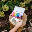 Load image into Gallery viewer, Winter Village Watercolor Painting Kit