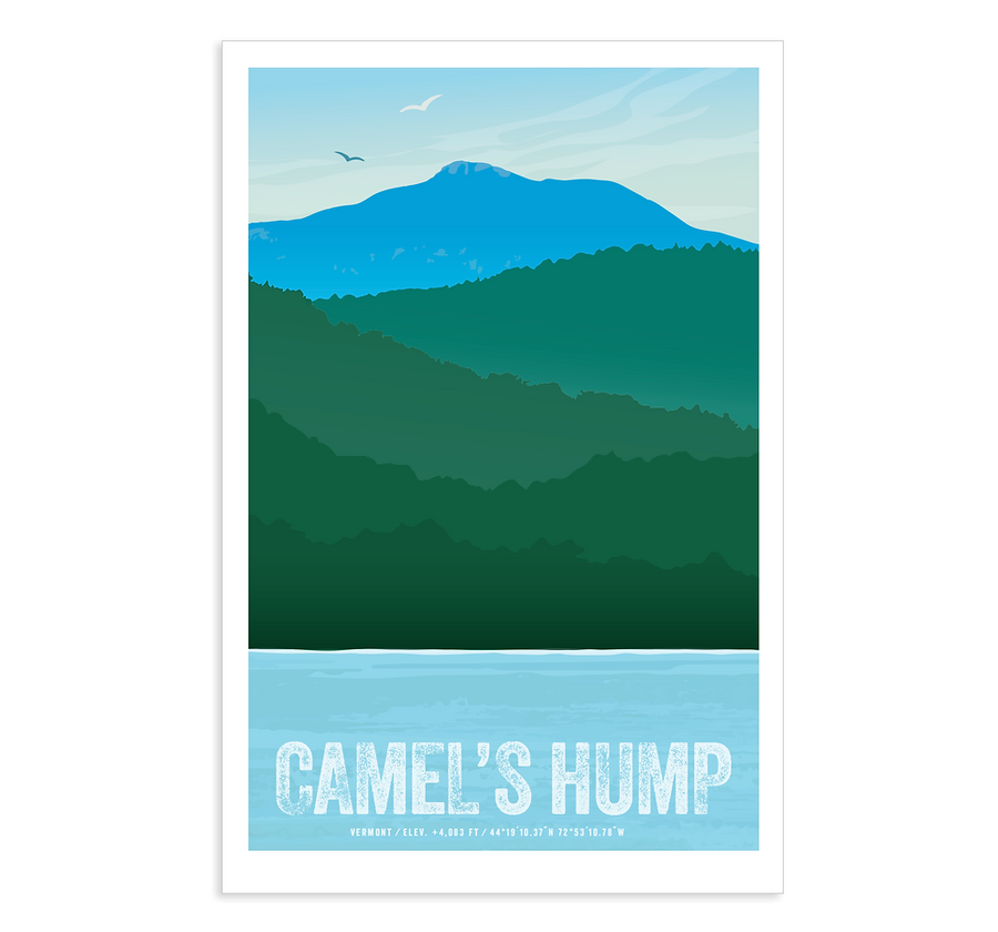 Camel's Hump No. 4 East Print - 13x19