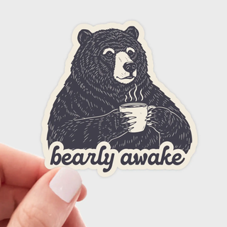 Bearly Awake Sticker