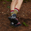 Load image into Gallery viewer, Men's Merino Wool Heady Stripe Socks - 1924 Ash