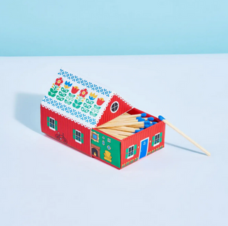 Tiny Swedish Cottage Box of Matches