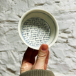 Load image into Gallery viewer, Tiny Round Ceramic Dish - Love You Love You Love You