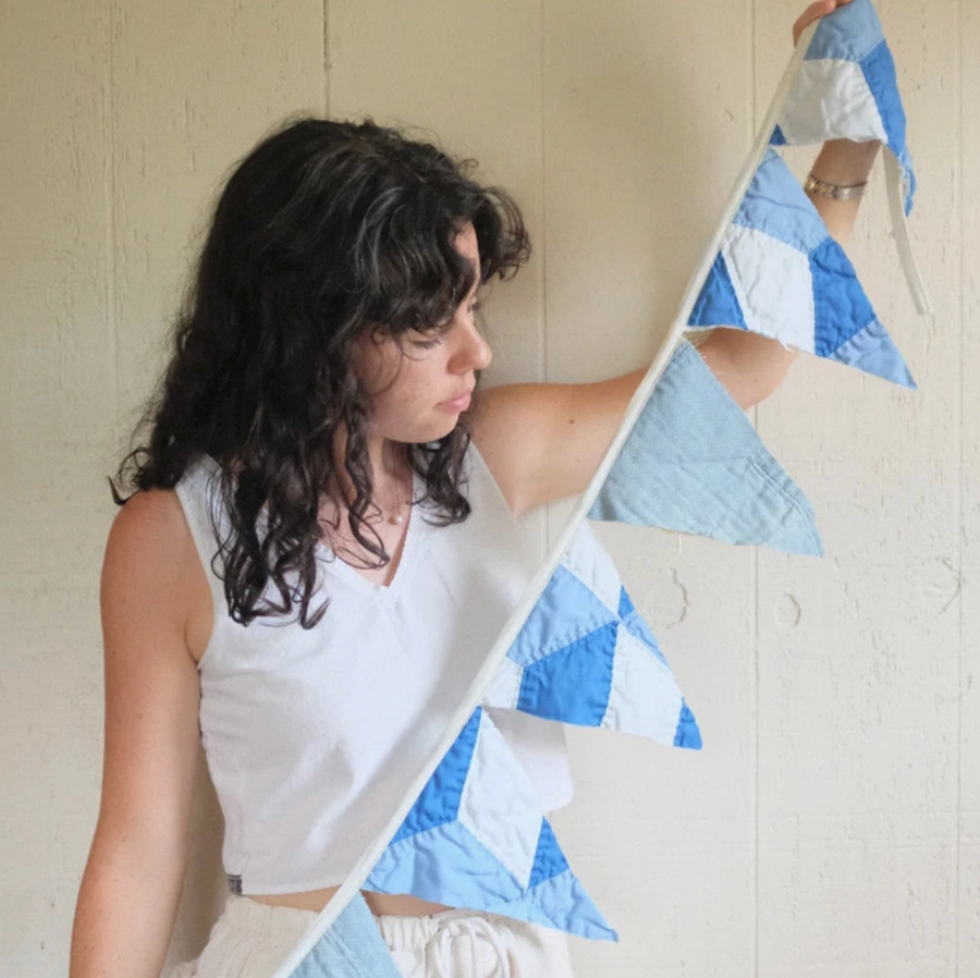 Reclaimed Quilt Bunting - Assorted Quilts