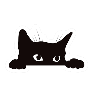 Sneaky Kitty Sticker