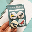 Load image into Gallery viewer, Fashionable Birds - North American Bird Magnets