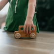 Load image into Gallery viewer, Mini School Bus Wooden Toy Car