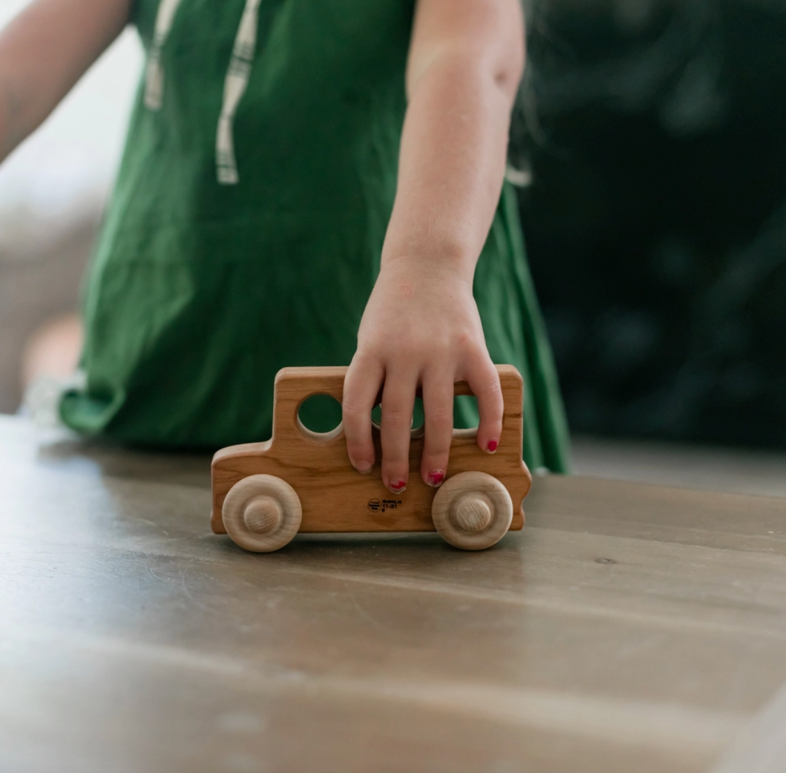 Handmade Wooden Toy Car - Eco Car