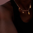Load image into Gallery viewer, Ocean Charmer Brass Necklace
