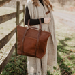Load image into Gallery viewer, Crossroads Backpack Tote - Mahogany