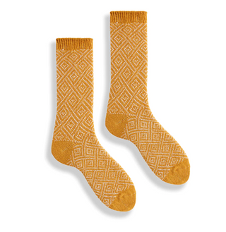 Cashmere/Wool Tipped Rib Shortie Women's Socks