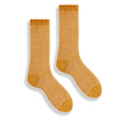 Load image into Gallery viewer, Cashmere/Wool Tipped Rib Shortie Women's Socks