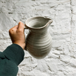 Load image into Gallery viewer, Laura White Pottery Medium Pitcher with Handle