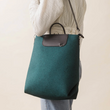 Load image into Gallery viewer, Bedford Backpack - Kombu Felt & Black Leather