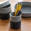 Load image into Gallery viewer, Jaunt Felt Pencil Cup - Granite/Charcoal