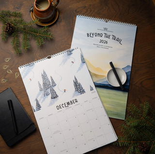 Beyond the Trail Outdoorsy Adventure 2026 Wall Calendar