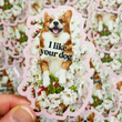 Load image into Gallery viewer, I Like Your Dog Sticker